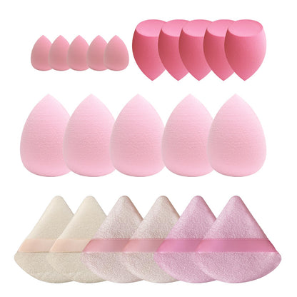 21-Piece Multicolored Makeup Sponge Set